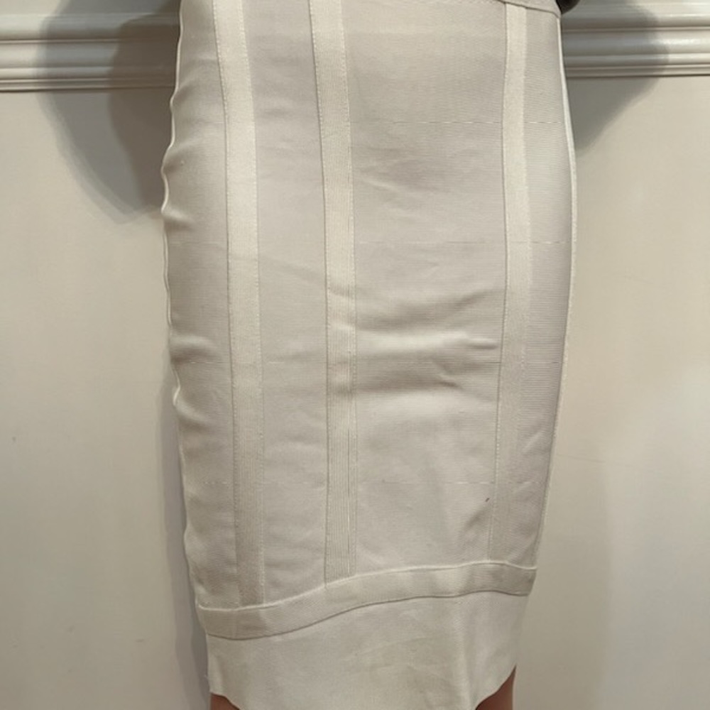 gracia white bandage skirt